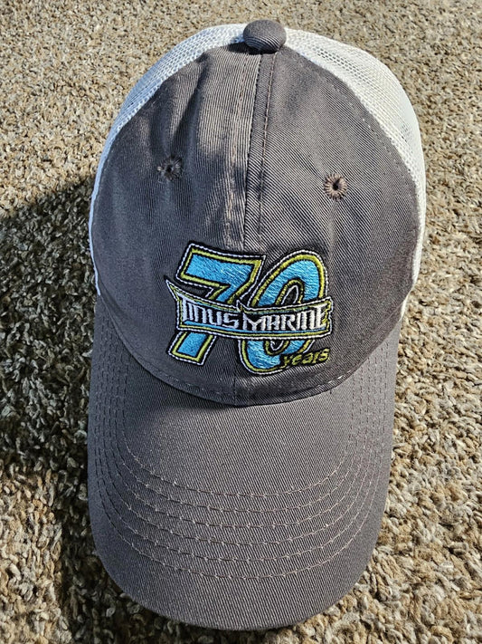 Tinus Marine 70 Years Platinum Series Strap Meshback Hat