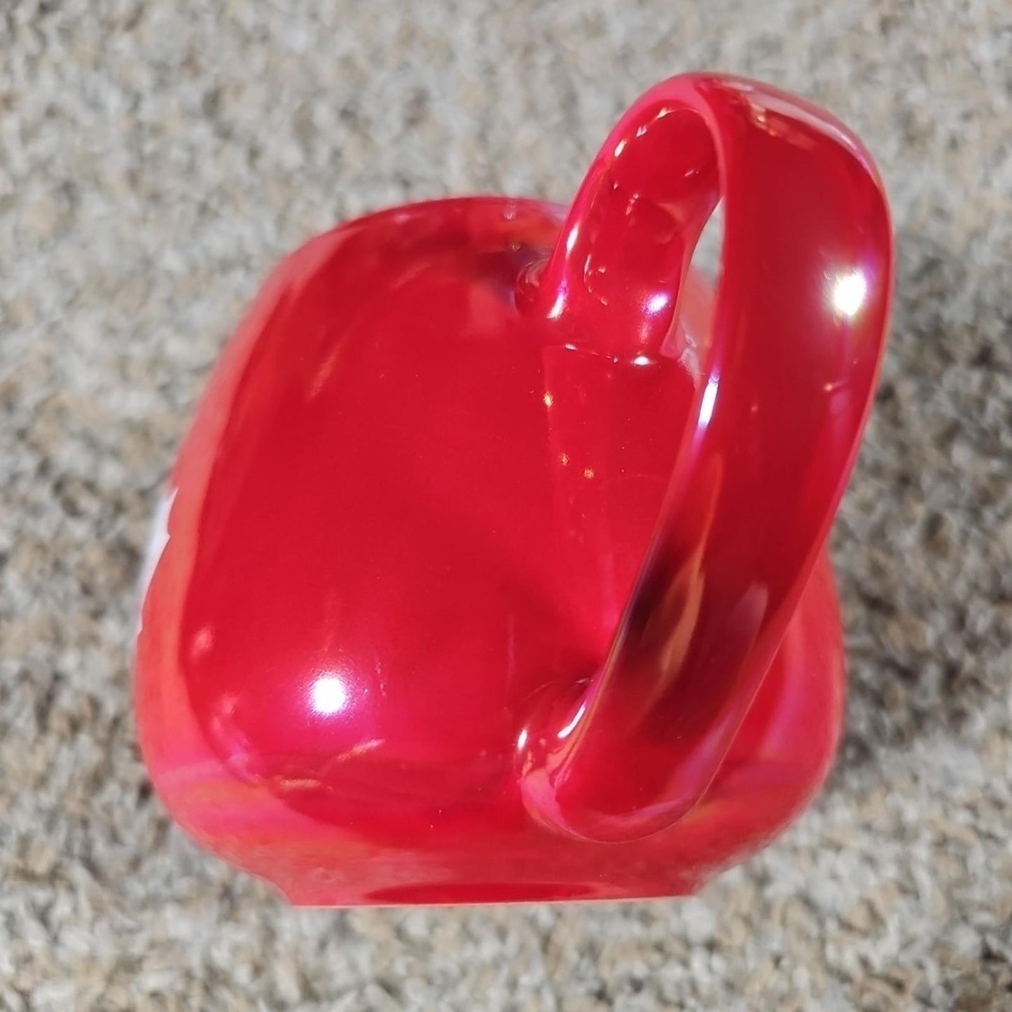 Tim Hortons 2020 Iridescent Candy Apple Red Coffee Mug 12 Oz Maple Leaf