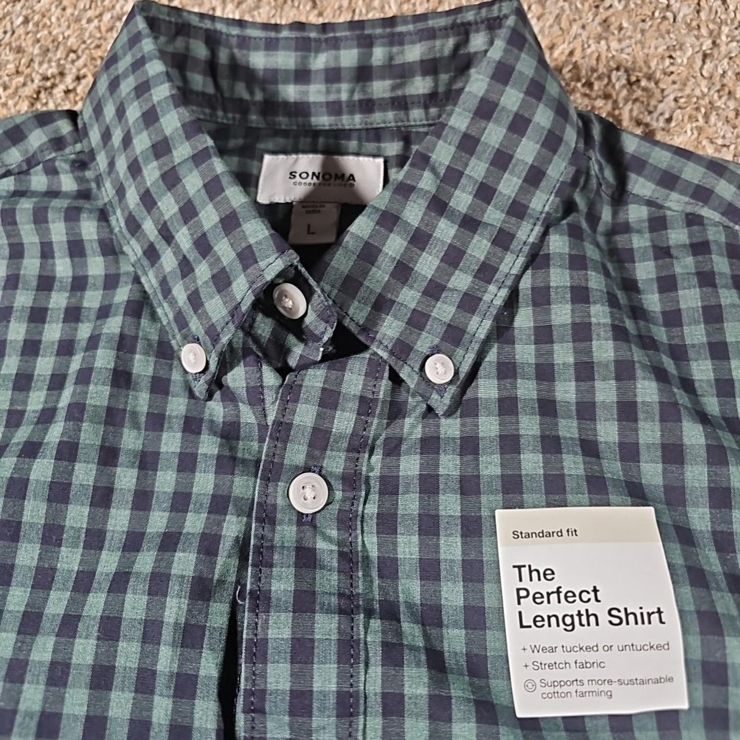Sonoma L The Perfect Length Shirt NWT