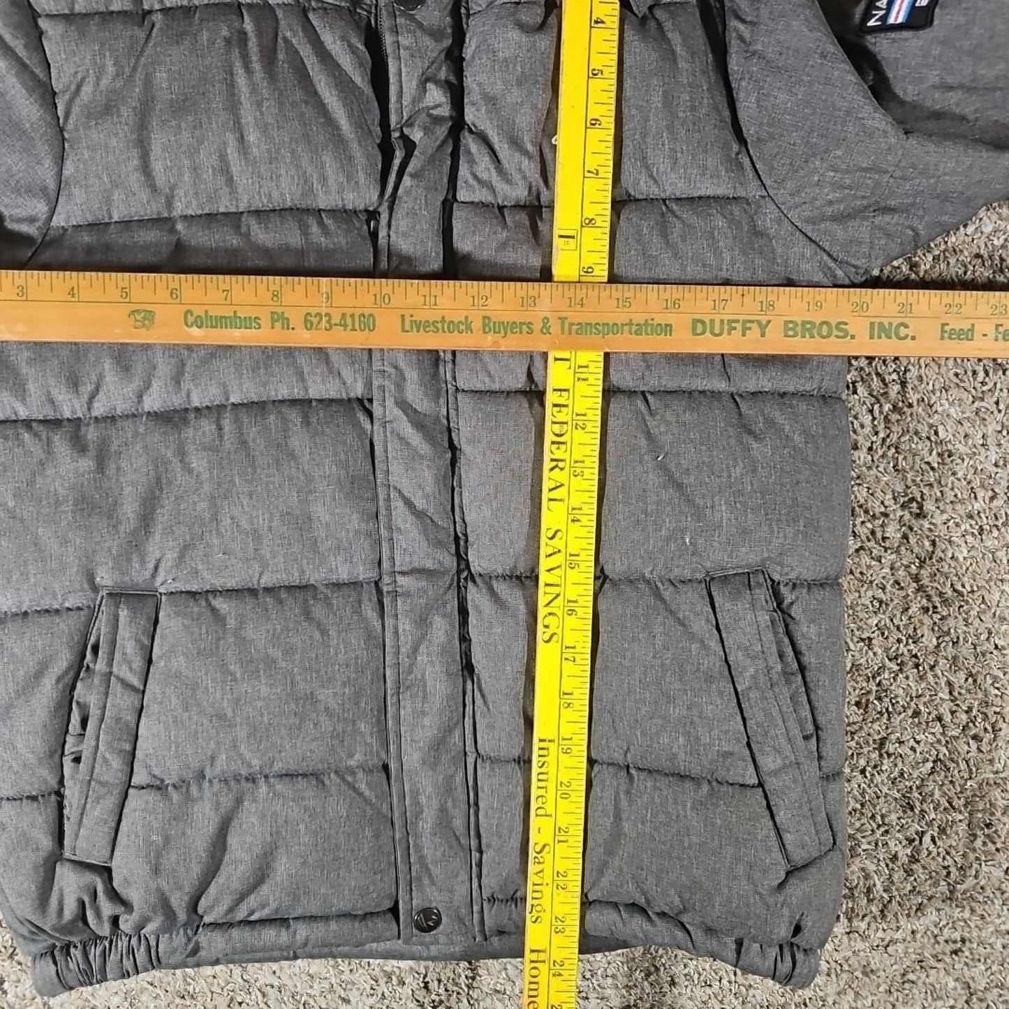 Nautica Boys Winter Coat puffer Jacket Sz M 10/12 heavy