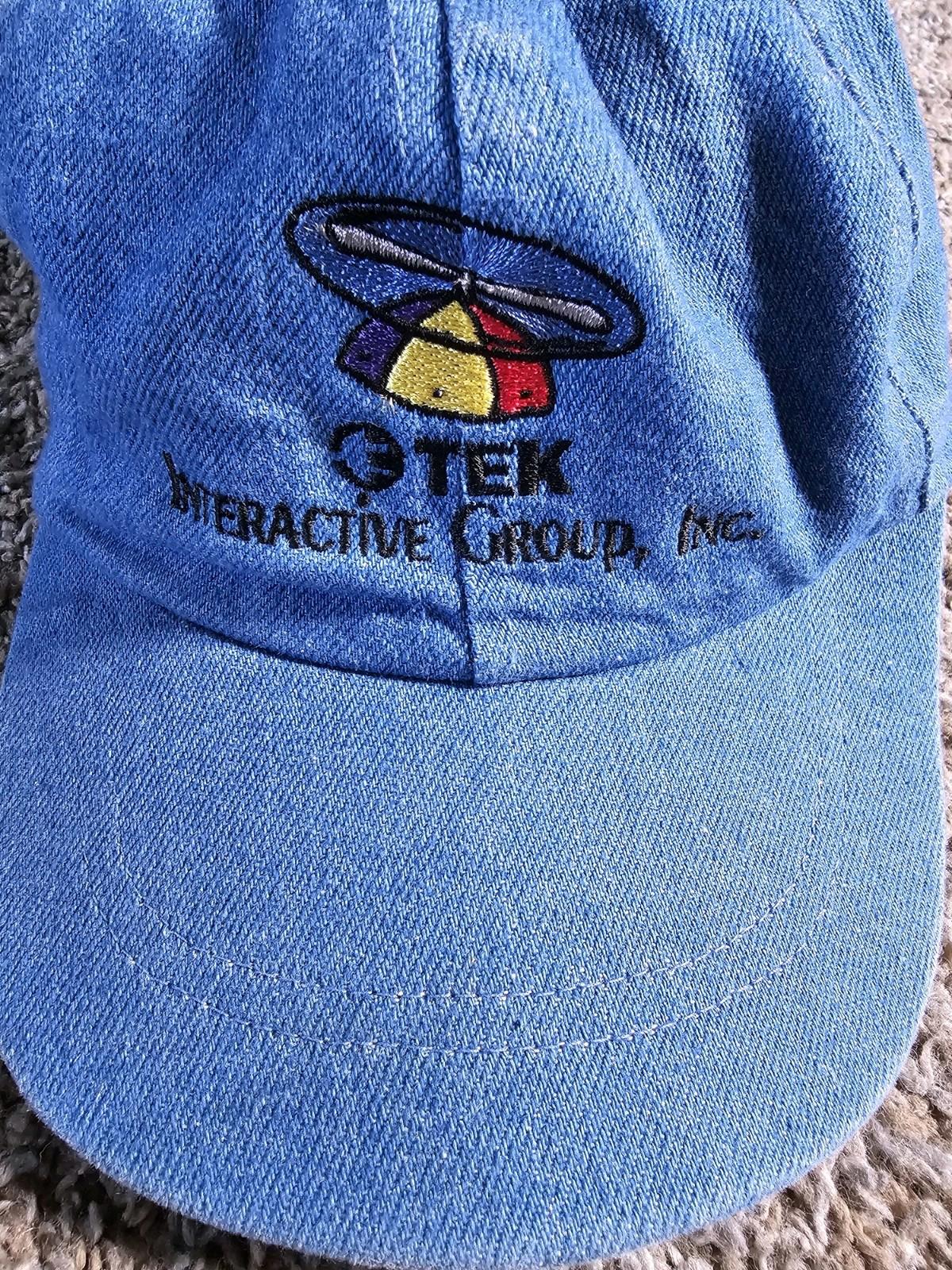 TEK Interactive Group Inc Blue Denim Clasp hat USA Made