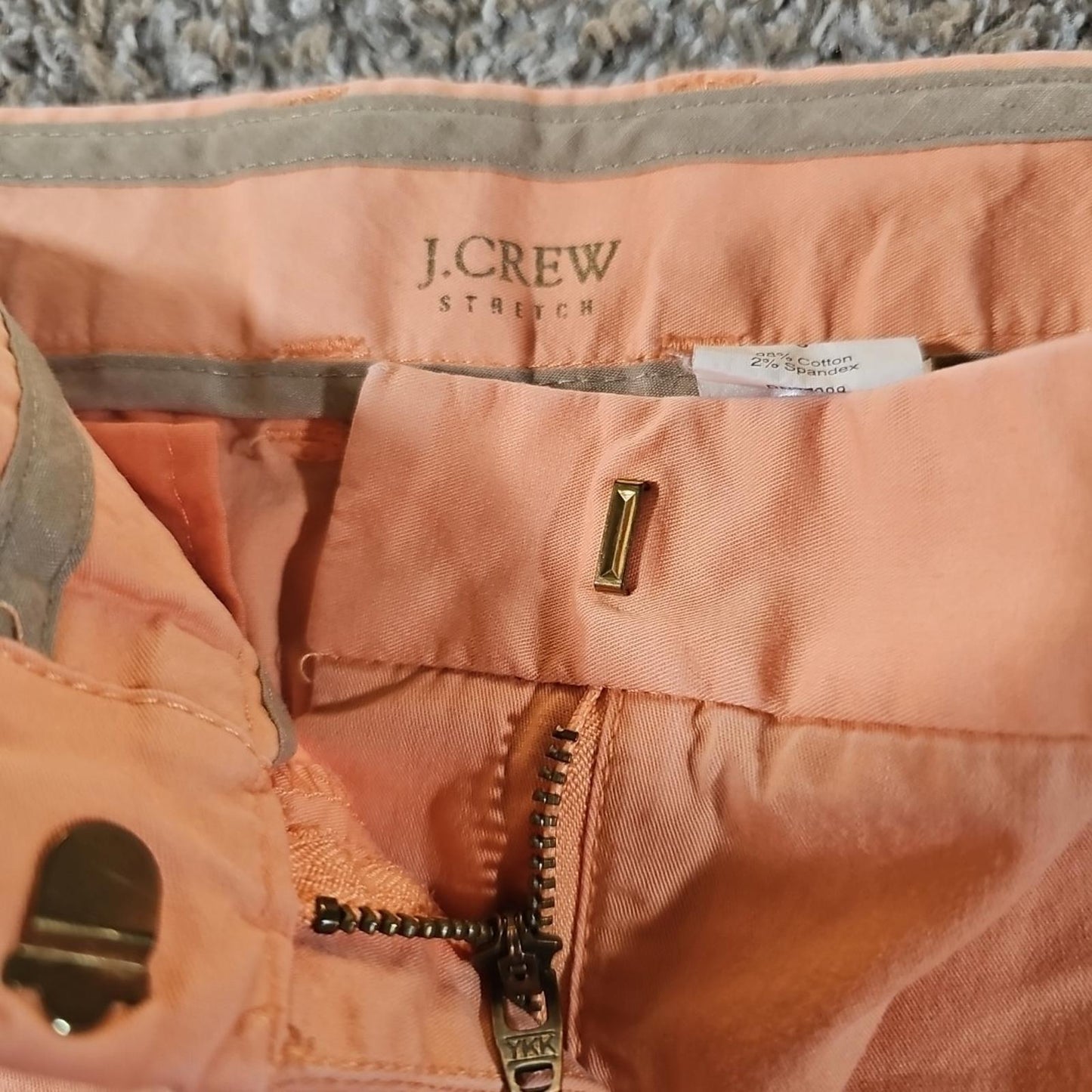 J. Crew Stretch Sz 8 Orange Shorts