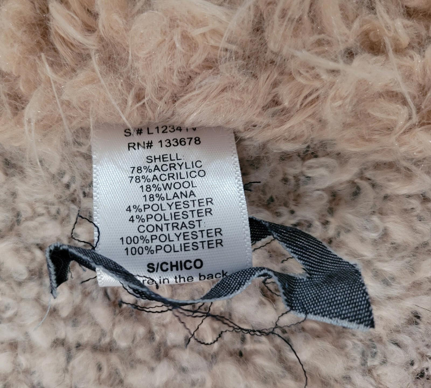 Love Tree Women's S Faux Fur Sherpa Wool Acrylic Open Vest