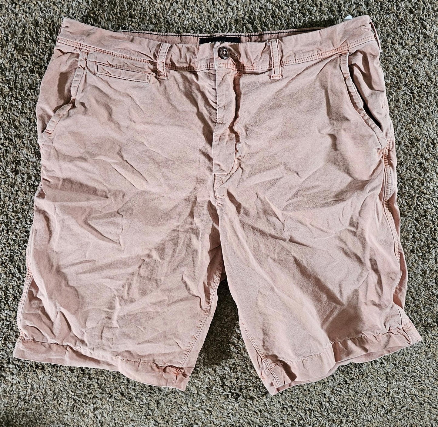 Men’s American Eagle Next Level Flex Pink Chino Shorts Sz 36