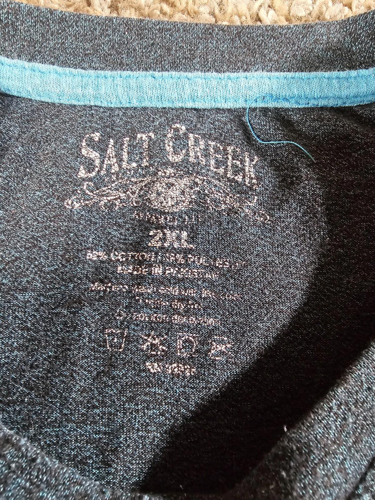 Salt Creek Aruba blue tshirt 2XL