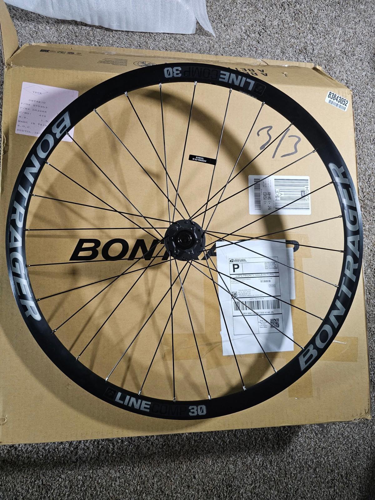 TREK Bontrager Line Comp 30 Rear MTB TLR Alloy Wheel 27" Rapid Drive 108 NWD