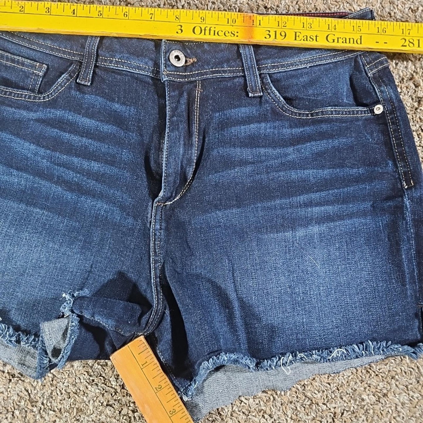 Fran Denim Ruby Sz 30 Cutoff Jean Shorts USA MADE