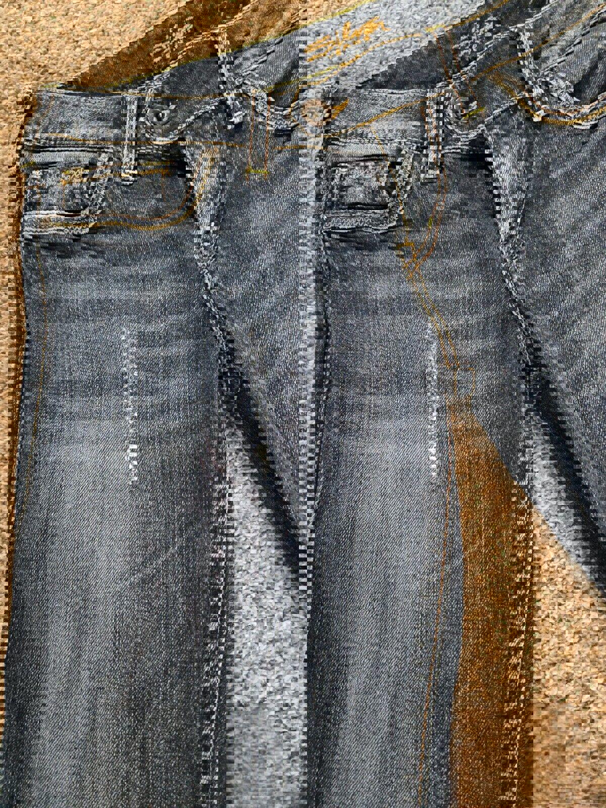 Womens Silver Tuesday Distressed Jean Size W29/31 *tailored*