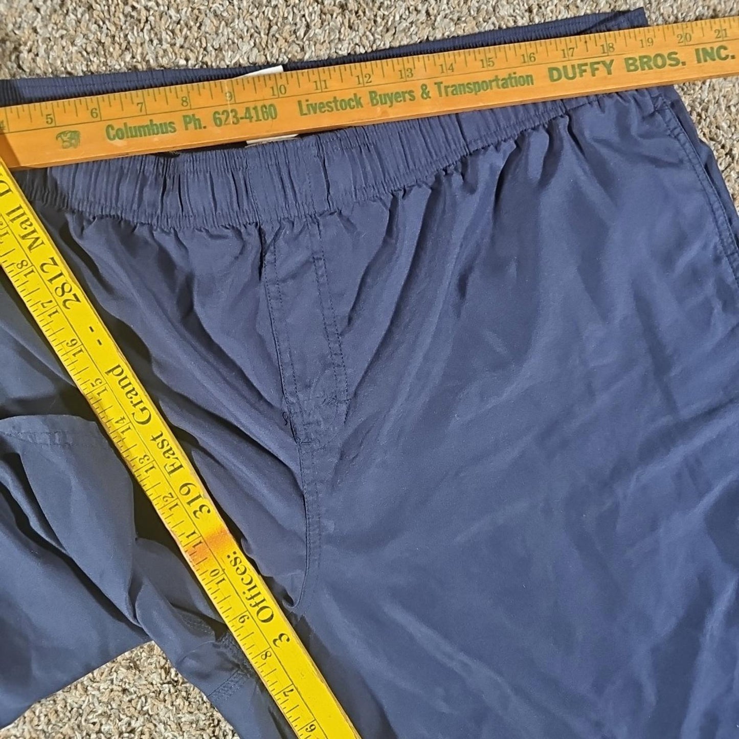 Nike XL Lined Swim Trunks Blue