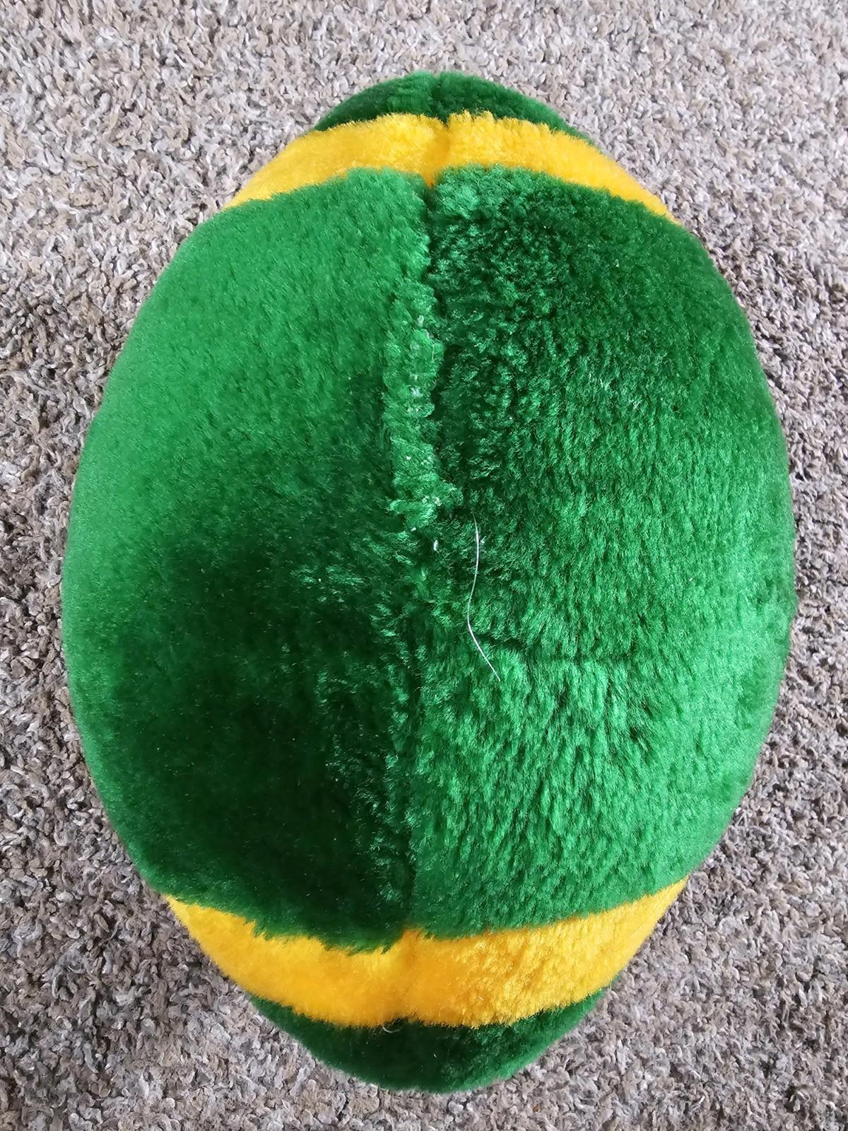 Green Yellow NFL Plush Football - Packers