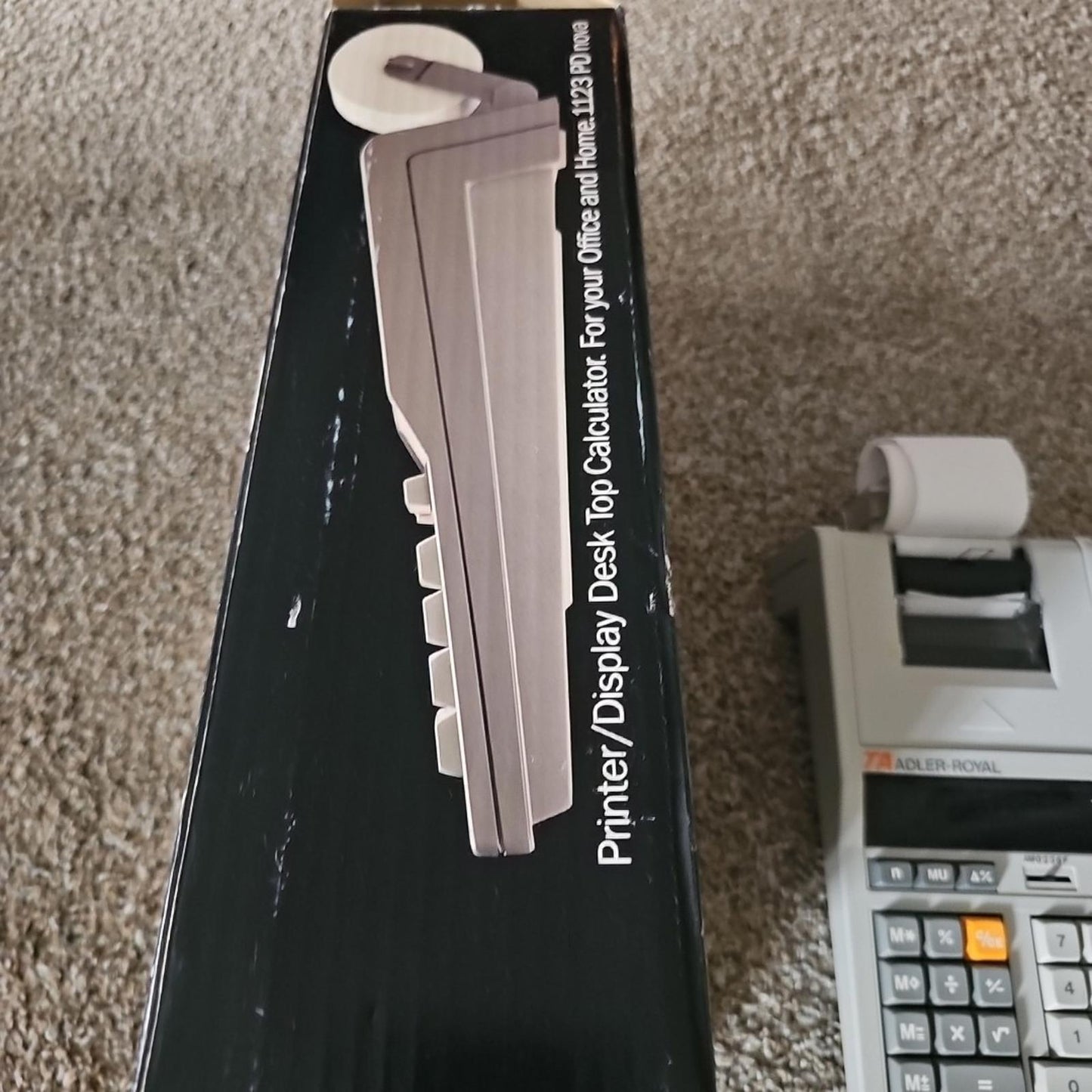 TA Adler-Royal 1123PD Nova 12 Digit Printing Calculator with Box