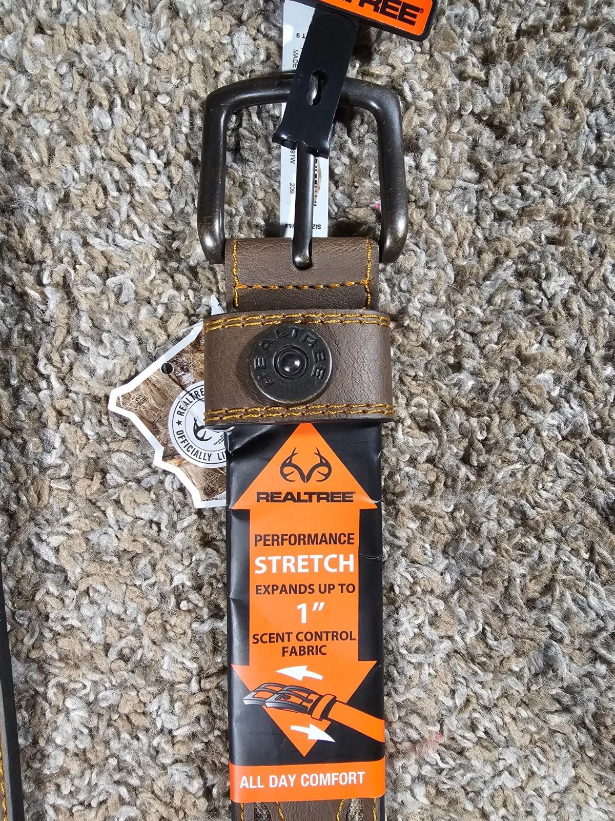 Realtree bonded leather camo belt XL 42-44 NWT