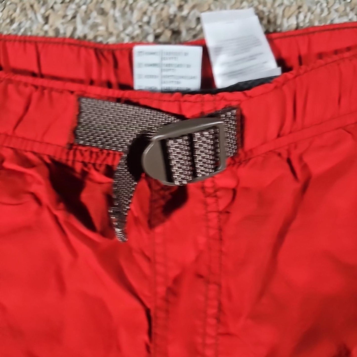 Columbia Omnishade 3X Belted Red Shorts