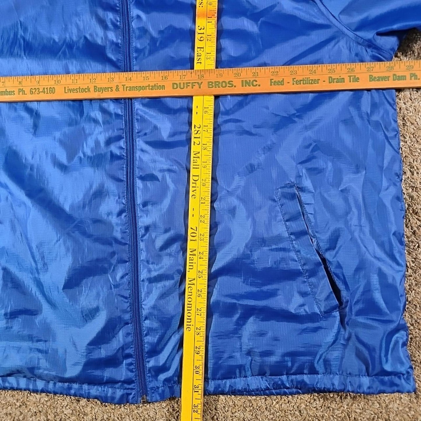 Starter 2XL 50-52 Blue Fullzip Hooded Jacket