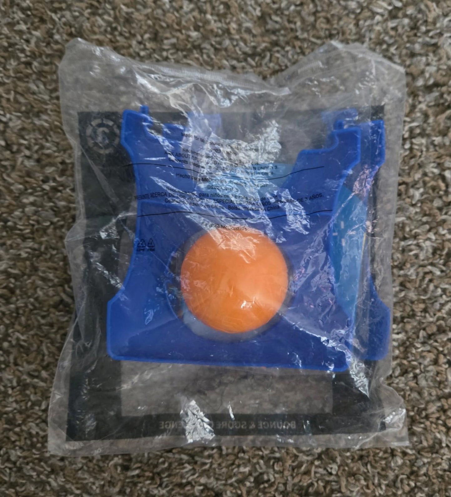 McDonald's Happy Meal Toy Nerf #3 Bounce & Score Challenge SEALED 2023 NIP
