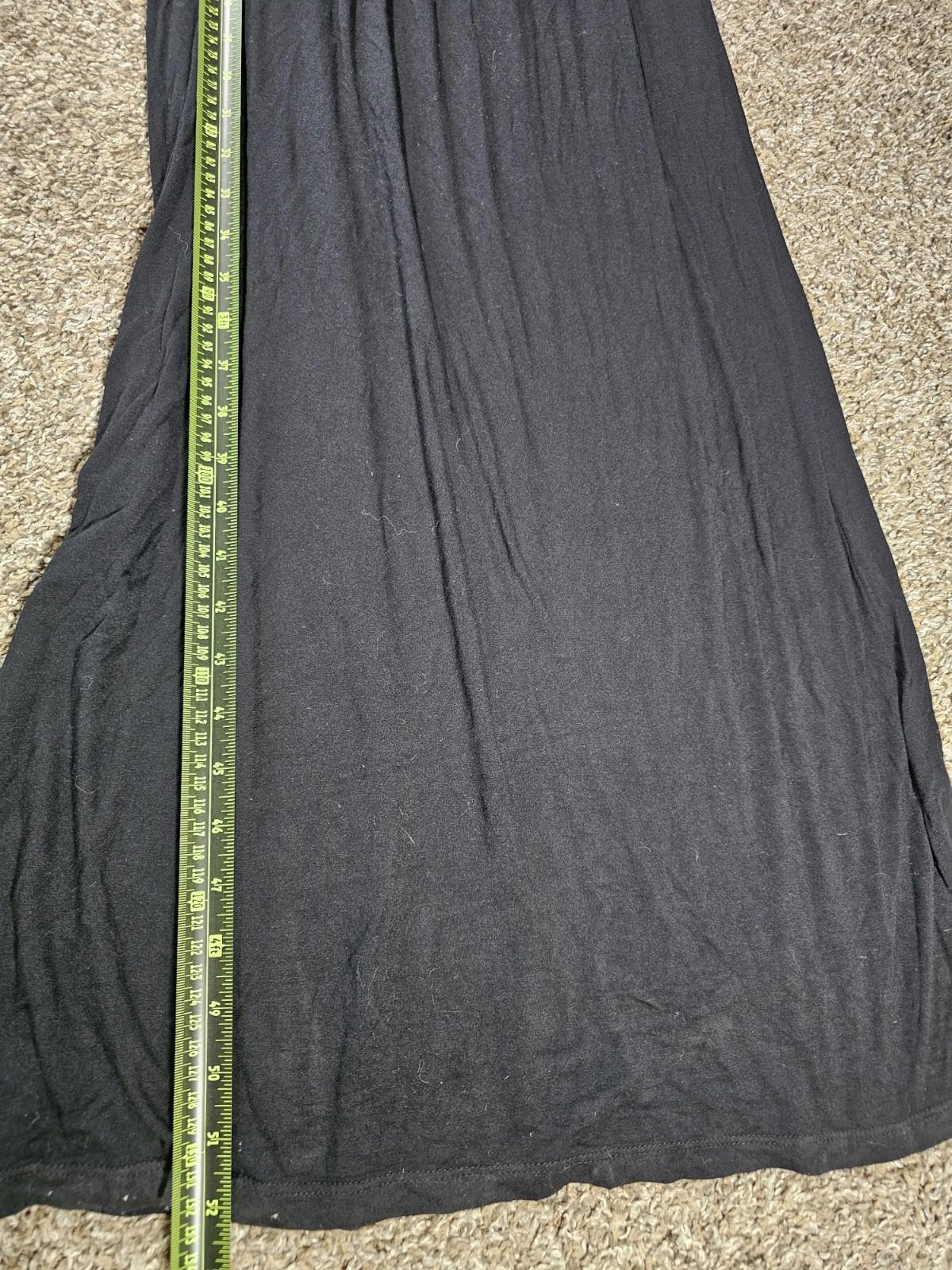 LUSH Long Black Dress Small