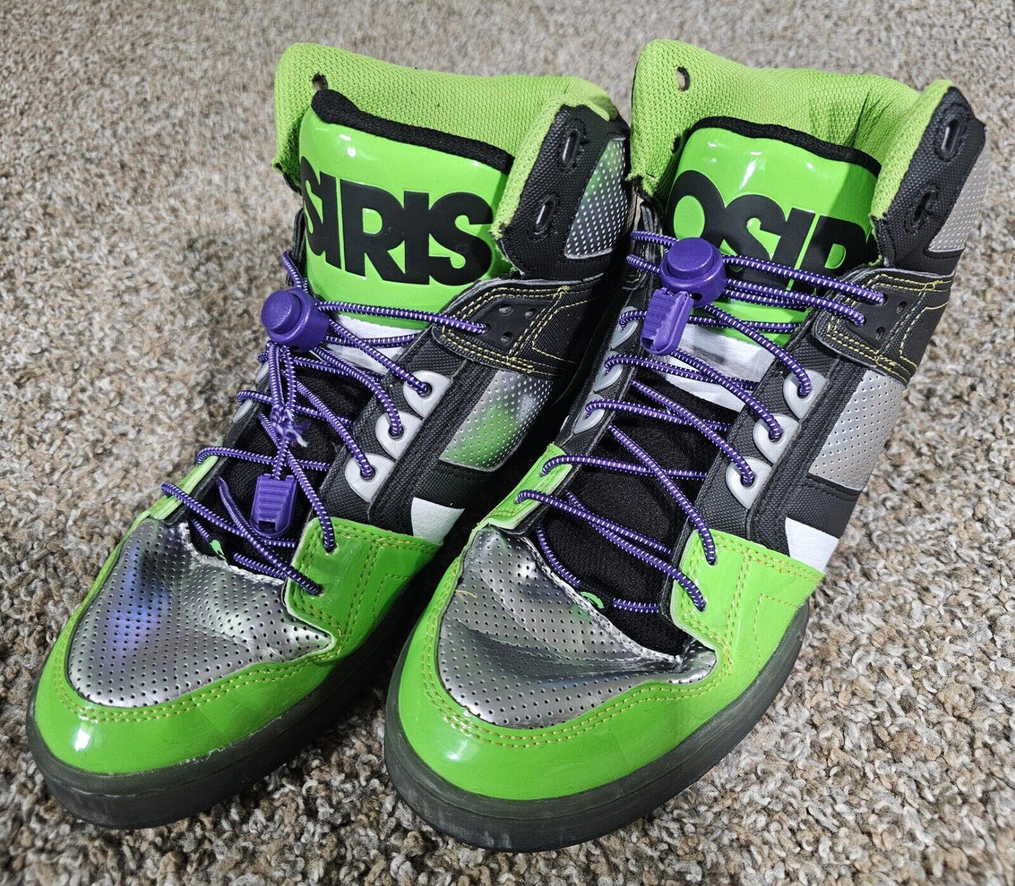 Osiris NYC 83 CHSP121 Size 8.5 Quick Lace Skateboard Shoes