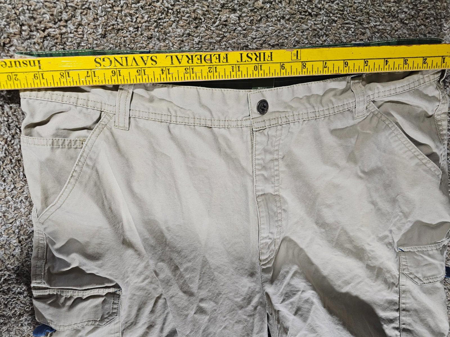 Gander Mountain Heavy Duty Convertible Zip Cargo Pants 40x32