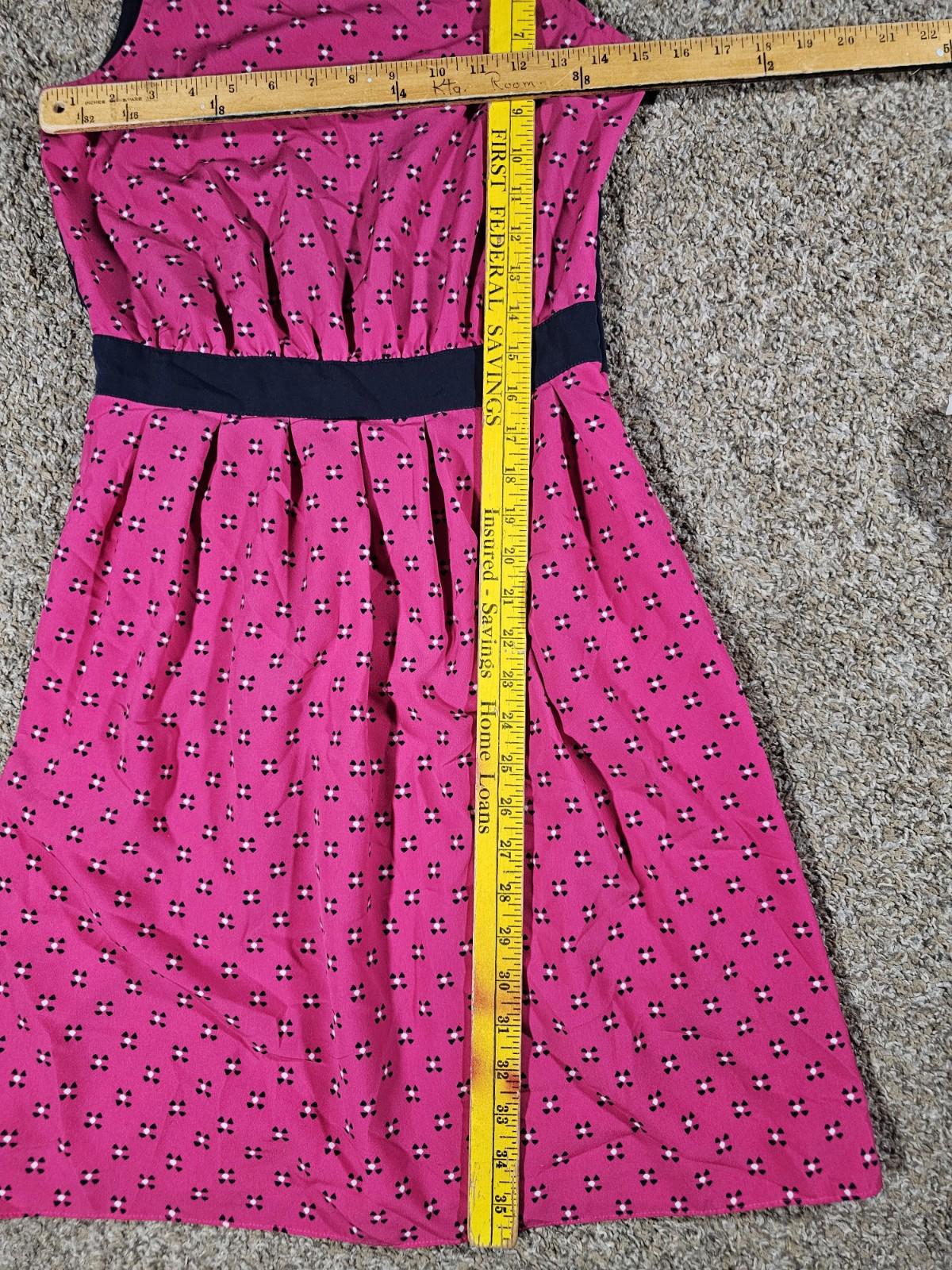 Tommy Hilfiger Above Knee Pink And Blue Dress Size 0
