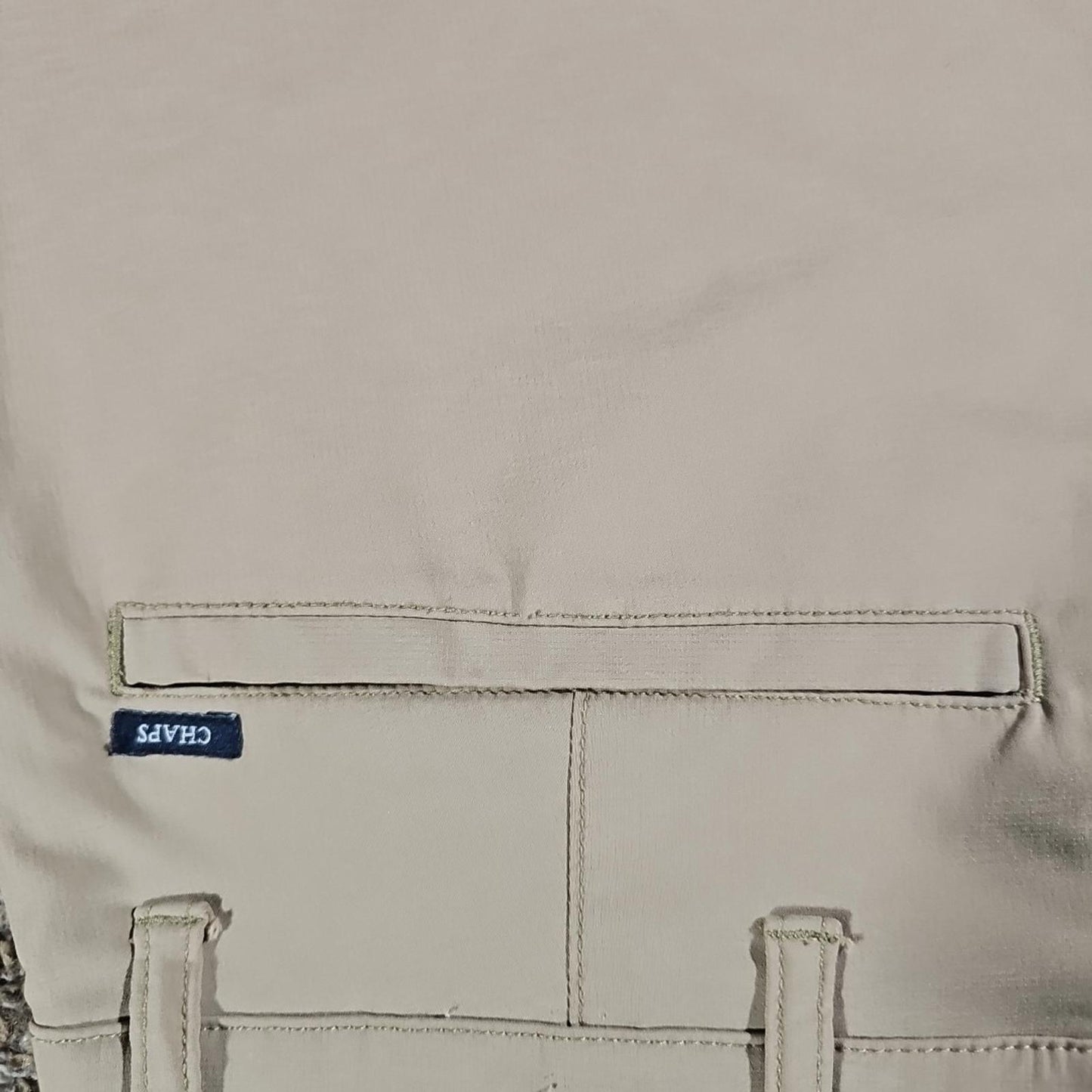 Chaps Sz 38 Stretch Khaki Golf Shorts