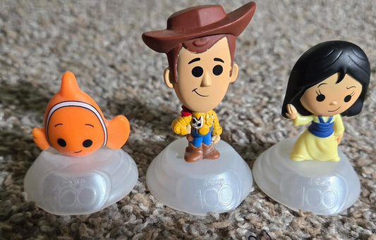 Woody Nemo Marvel Eternals figure LOT Disney 100 Anniversary McDonalds 2023