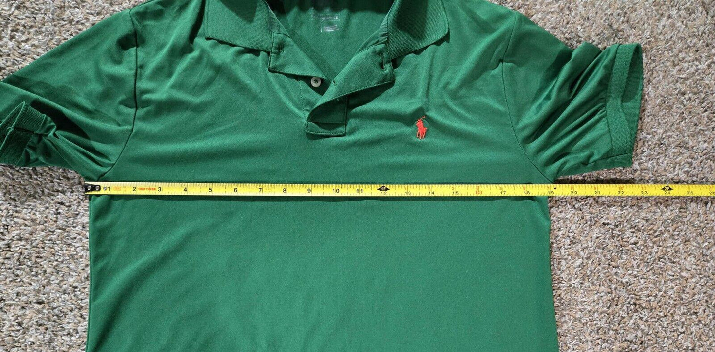 Green Polo Ralph Lauren Performance Polo Size L