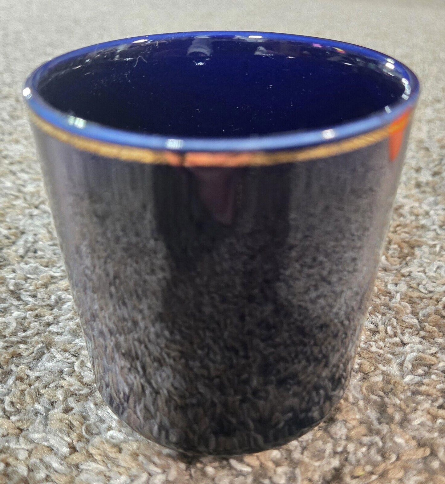 Airforce Academy Cadet Chapel Colorado Navy Blue Coffee Mug With Gold Accents