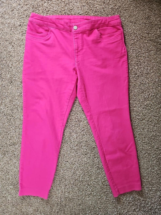 Christopher & Banks Sz 14 Pink Pants
