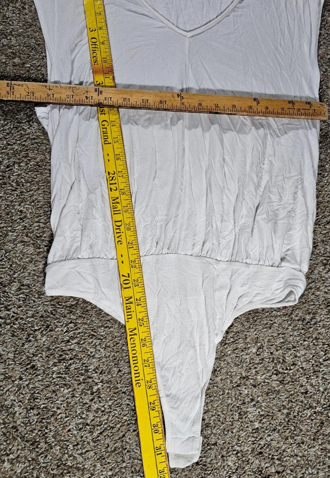 Intimately Free People White Ribbed Bodysuit