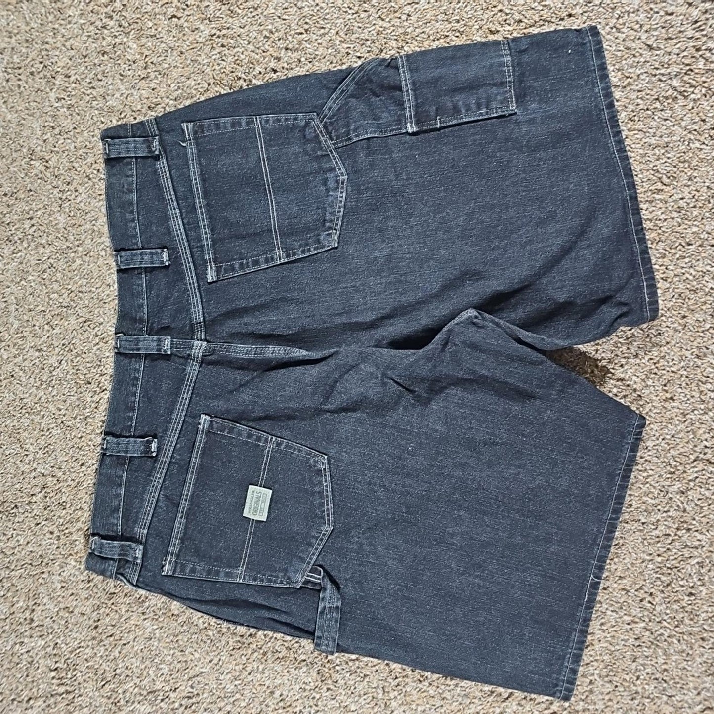 Wrangler Originals 42 Black Carpenter Shorts