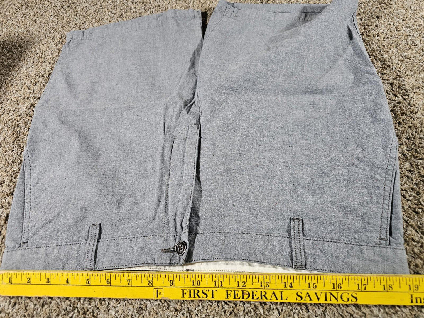 Dockers Sz 38 Blue Gray Shorts