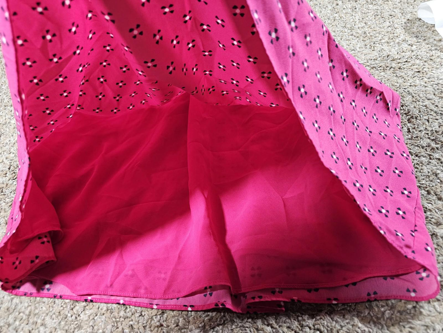 Tommy Hilfiger Above Knee Pink And Blue Dress Size 0