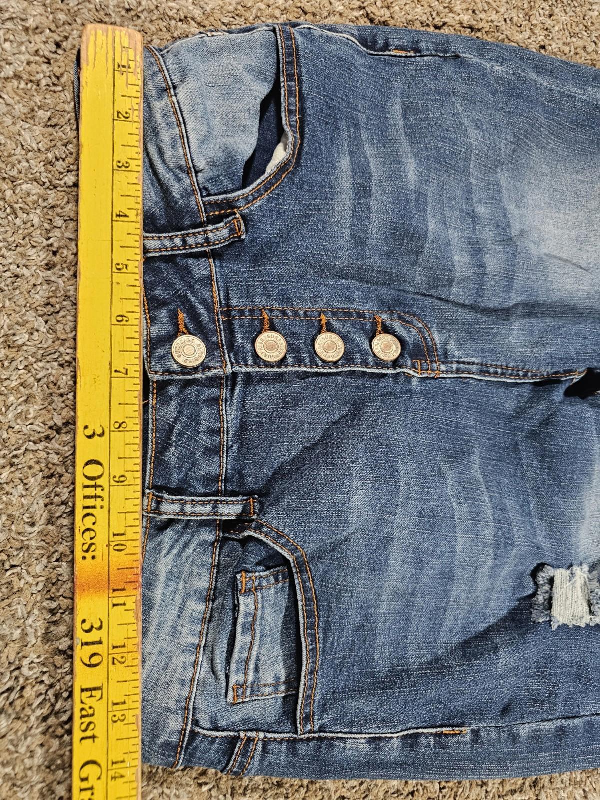Surprise Surprise Destroyed Jeans Button Fly M APPROX 28x27