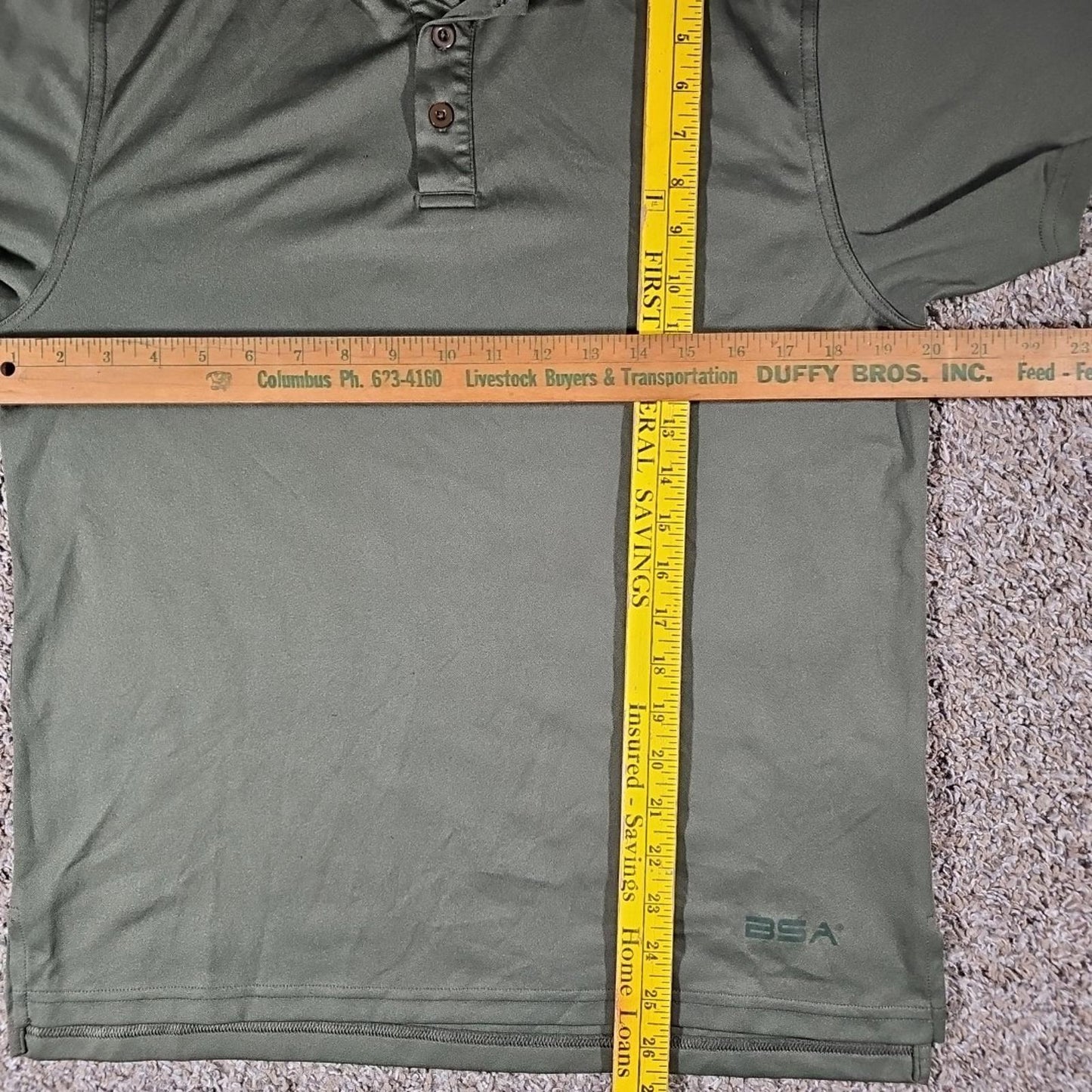 BSA Boy Scouts Of America S Green Polo Shirt