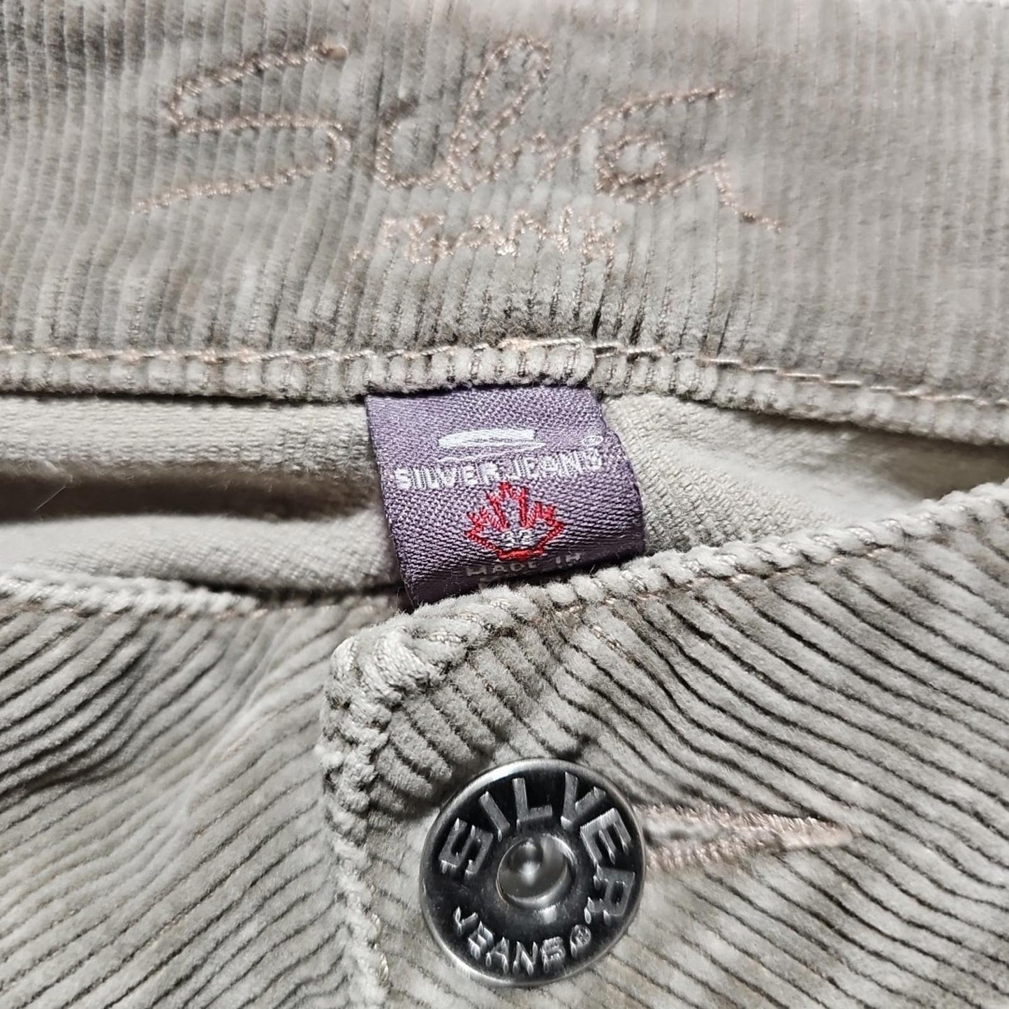 Silver Jeans Corduroy Womens Flared Pants 32x32