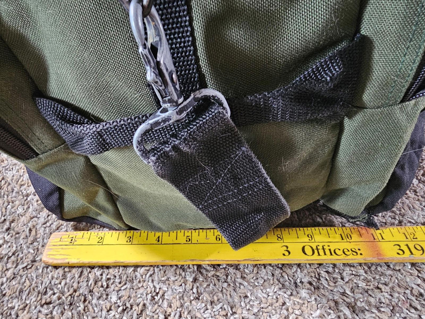 Fire Rescue City Of Fitchburg ENGINE 1 green duffle DAMAGED