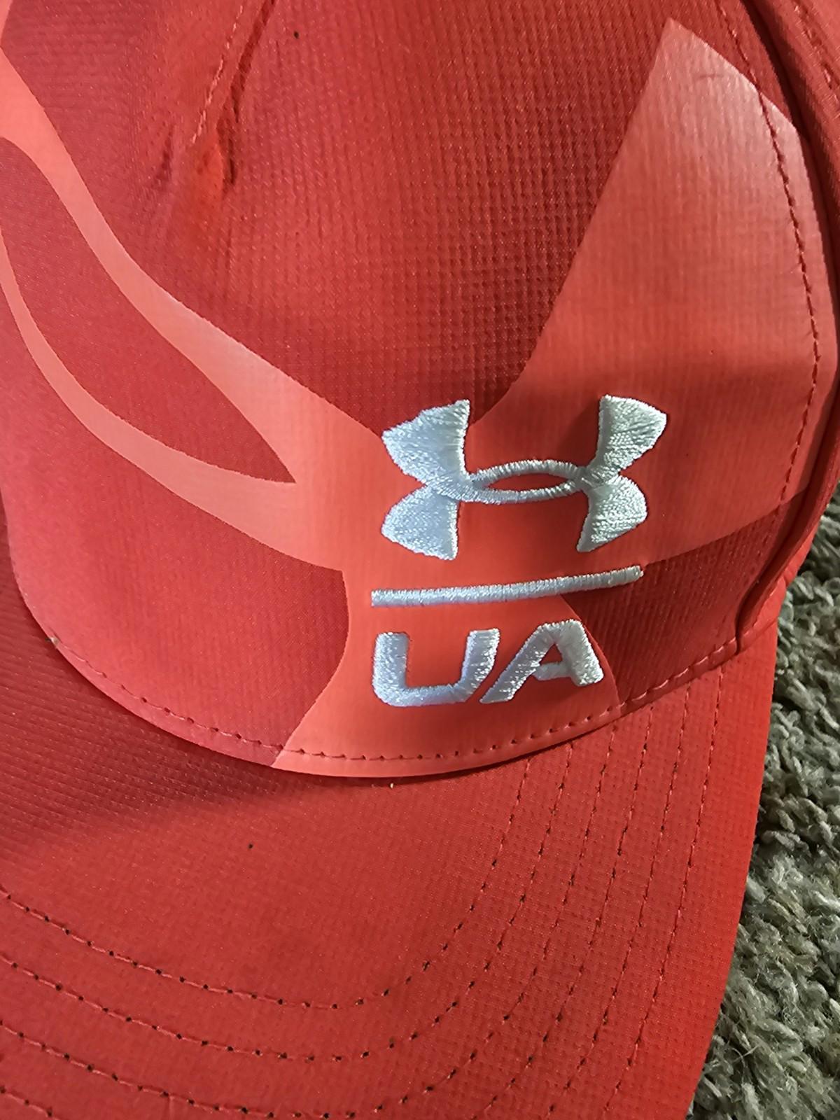 UA Under Armour Adjustable Snapback Hat Youth Size Red