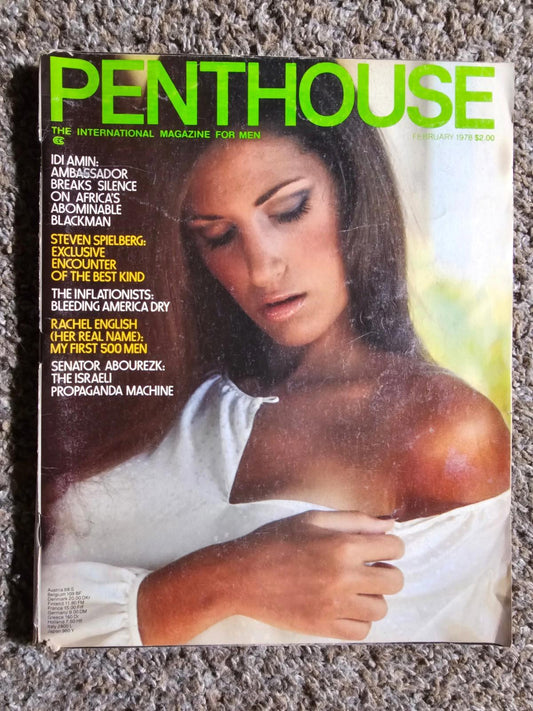 Penthouse Magazine February 1978 - Steven Spielberg Interview - Rachel English