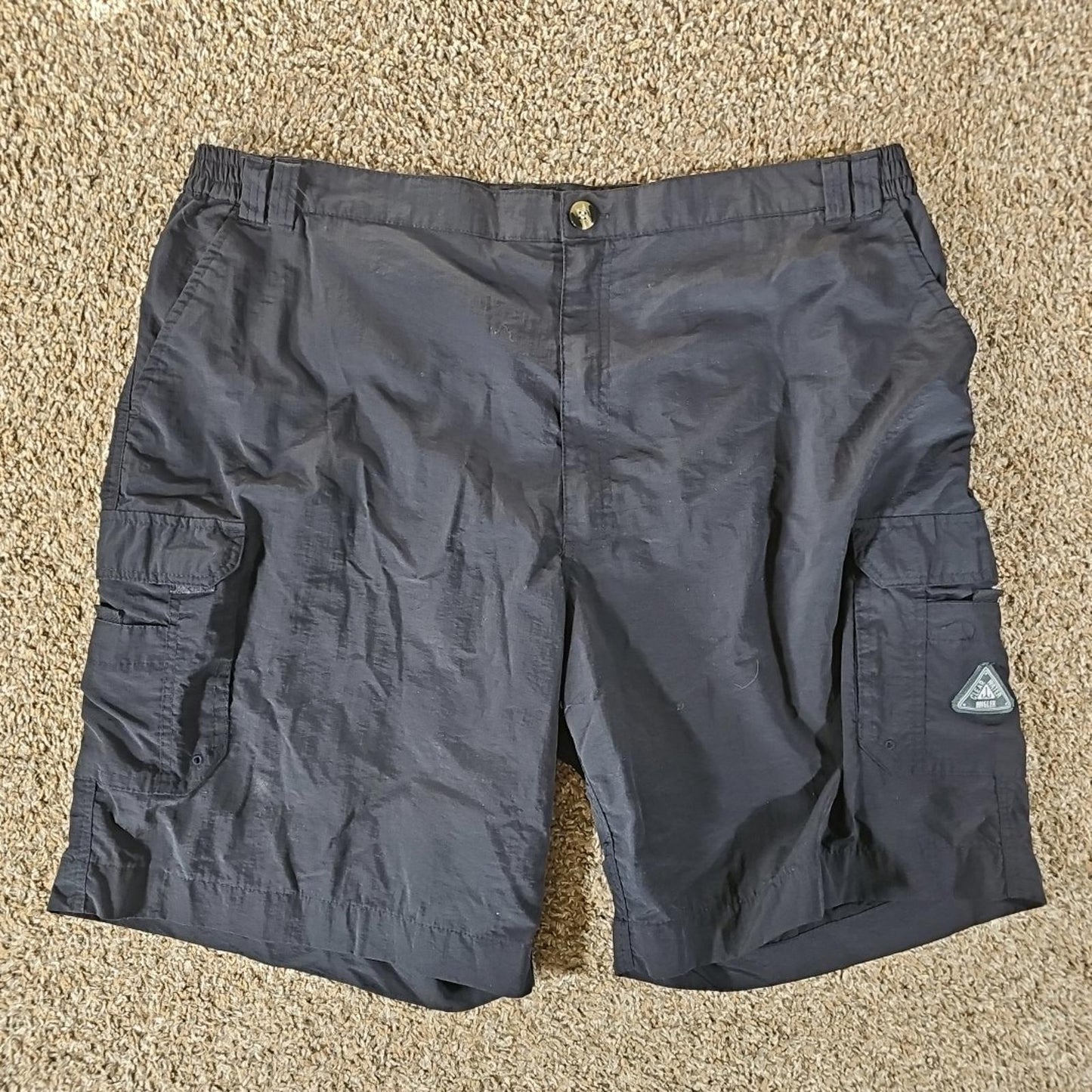 Clearwater Outfitters Navy Blue Men's XXL Shorts Stretch Angler Cargo Fishing