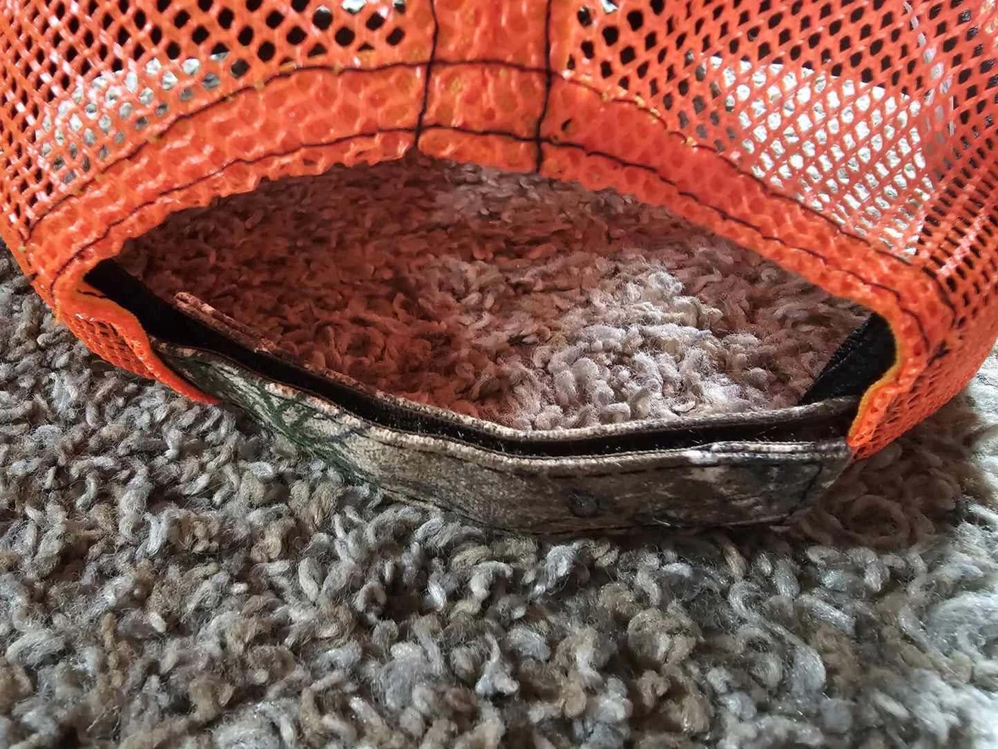 Orange Camo Whitetails Unlimited 40th Hook Loop Hat