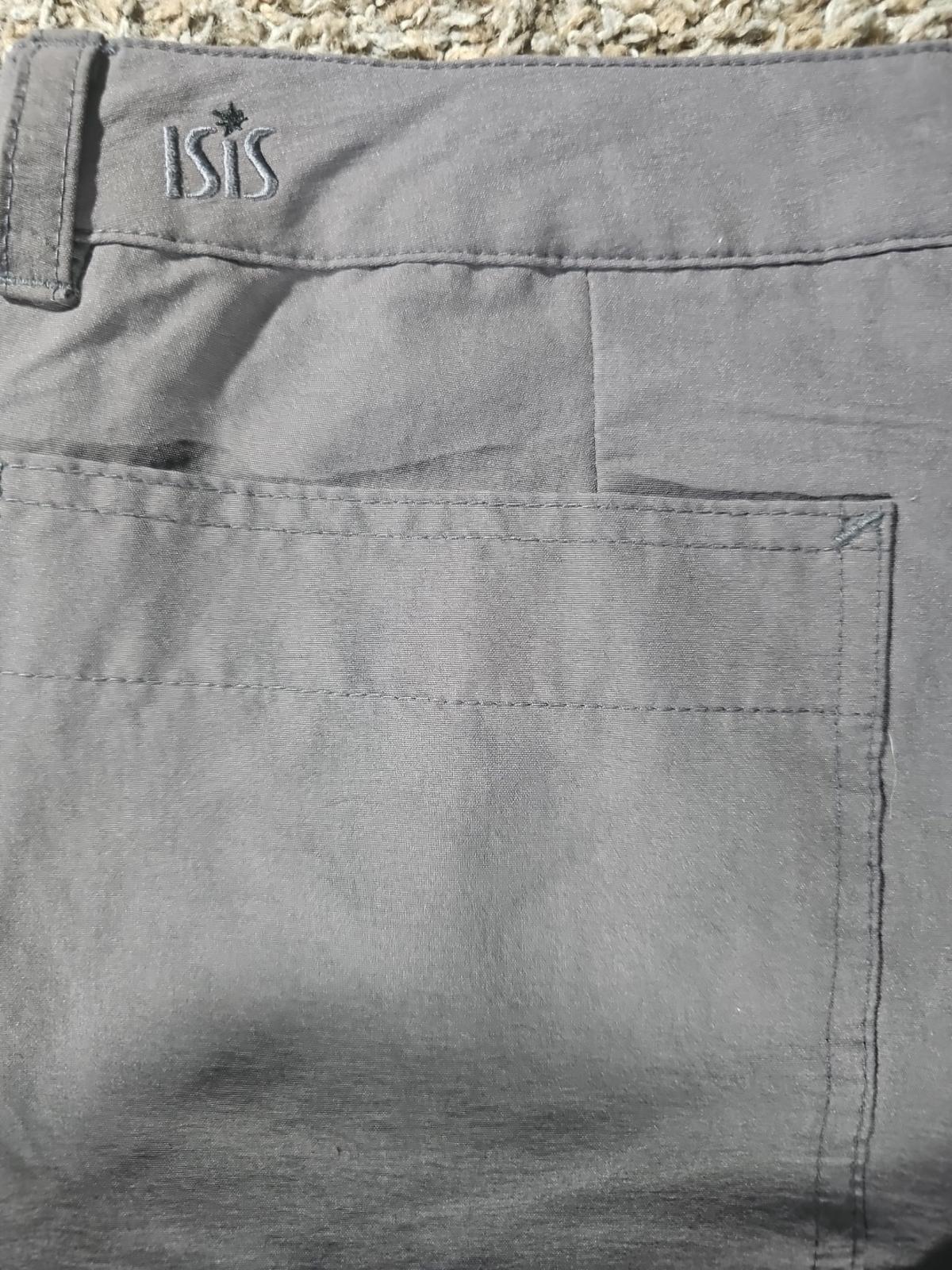 Isis Sz 10 Nylon Gray Outdoor Pants