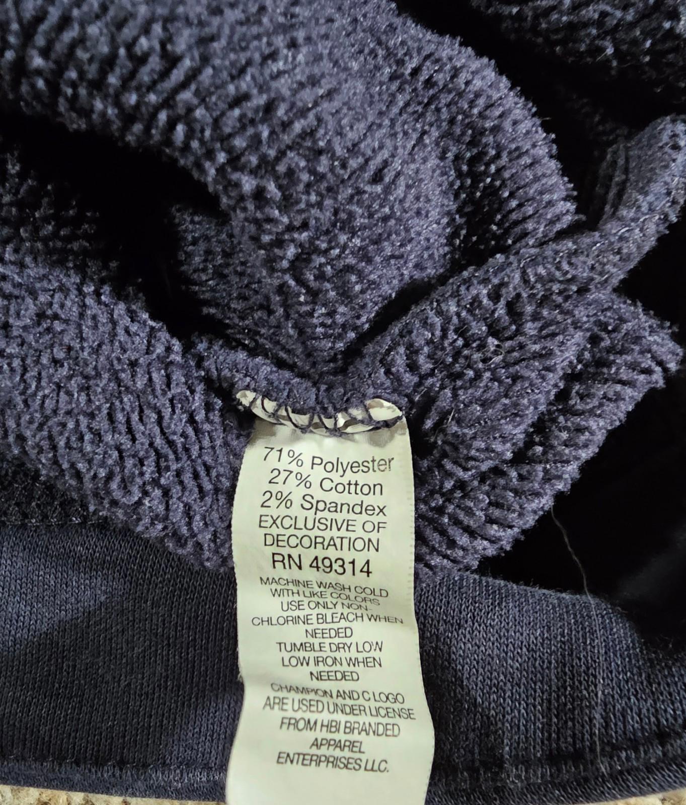 Champion Authentic fullzip Dept Homeland Security hoodie L