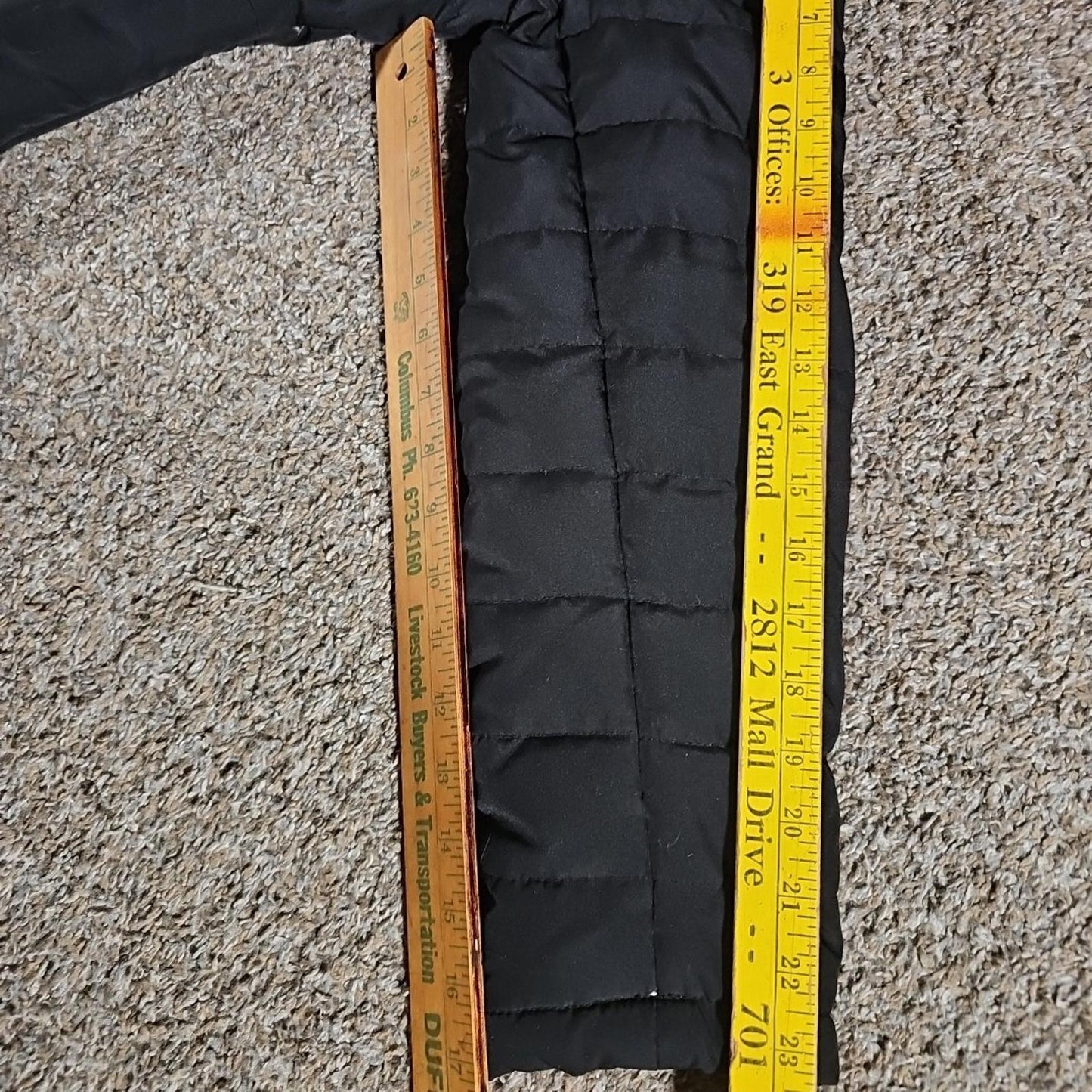 Kenneth Cole Reaction Womens M Black Down Puffer Full Zip