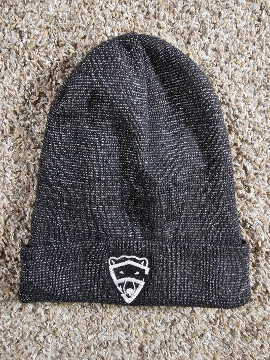 Black Unisex Winter Hat Beanie Wool Blend Unknown Mascot