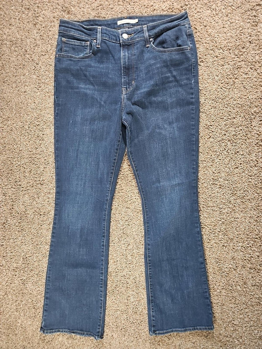 Womens Levis 725 High Rise Bootcut Sz 32x32 Jeans