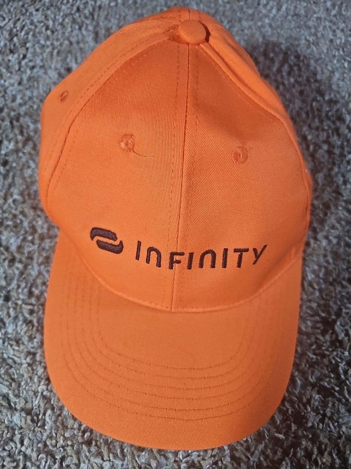 Infinity Orange Adjustable Cap Hat