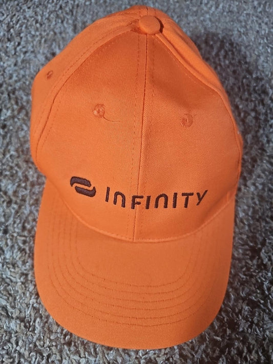 Infinity Orange Adjustable Cap Hat