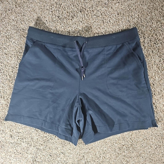 LL BEAN Ultrasoft Sweats 6" Navy Blue Shorts
