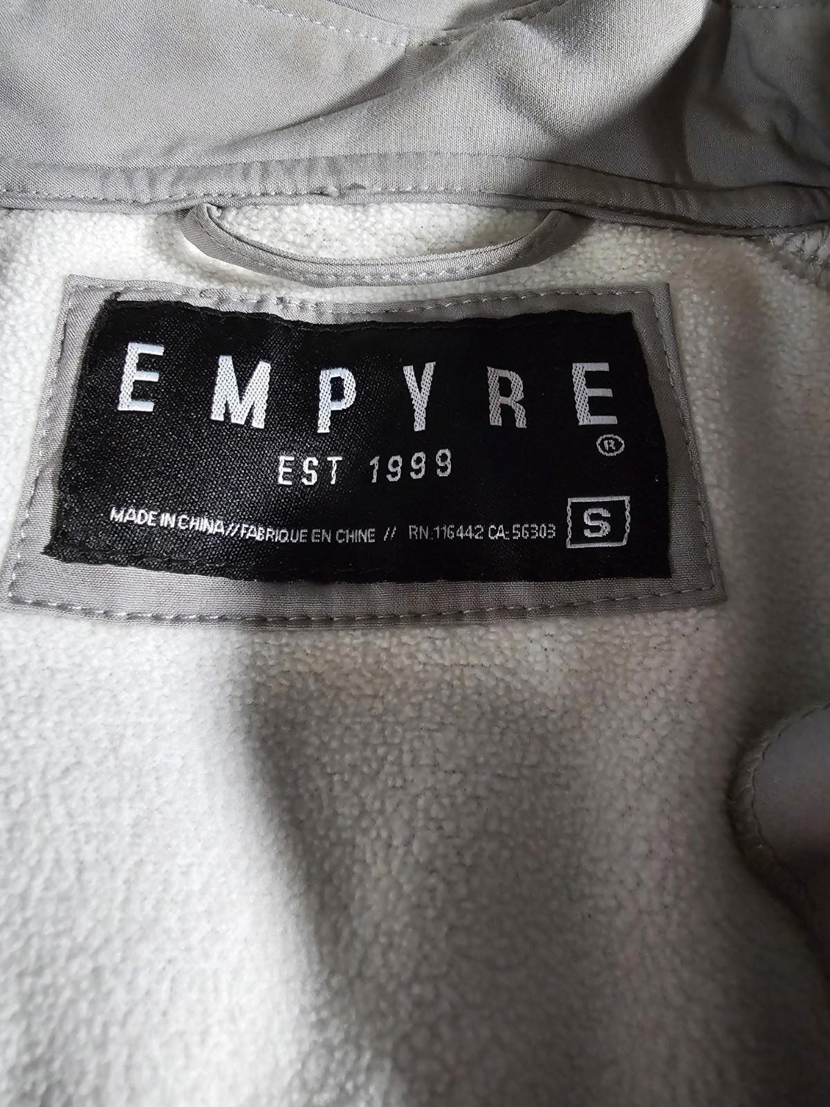 Empyre men's S gray snap Button jacket Skater