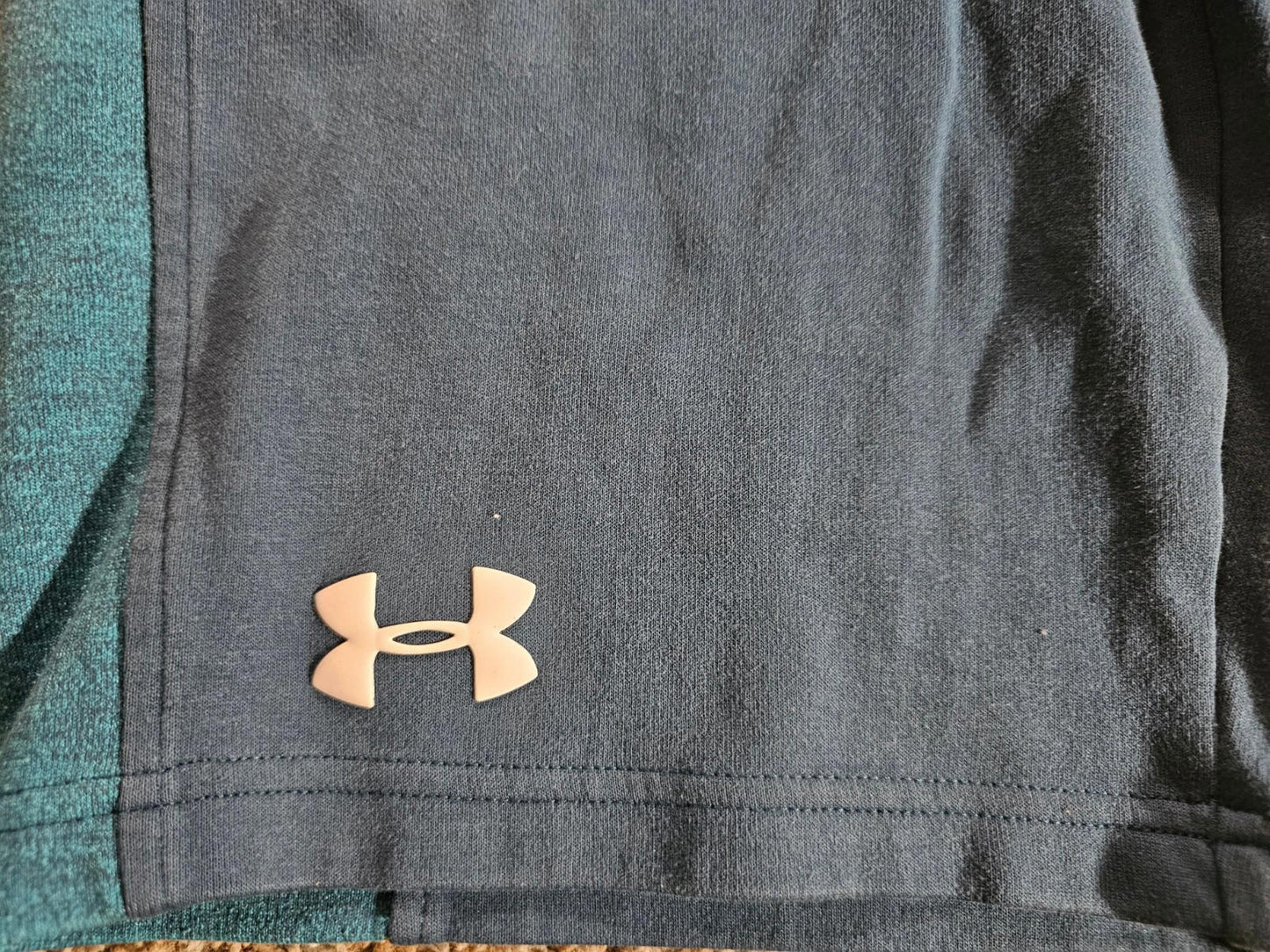 Under Armour Sweat Shorts Mens S Blue Gym Casual Drawstring